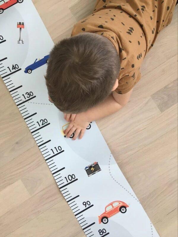 Paper Growth Chart For Kids - Retro Cars - Image 3