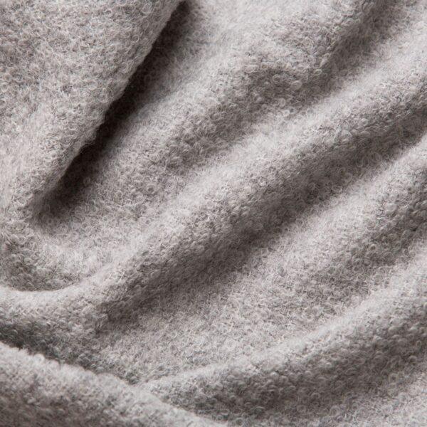 Luxurious Natural Superfine Alpaca Wool Boucle Throw - Image 3