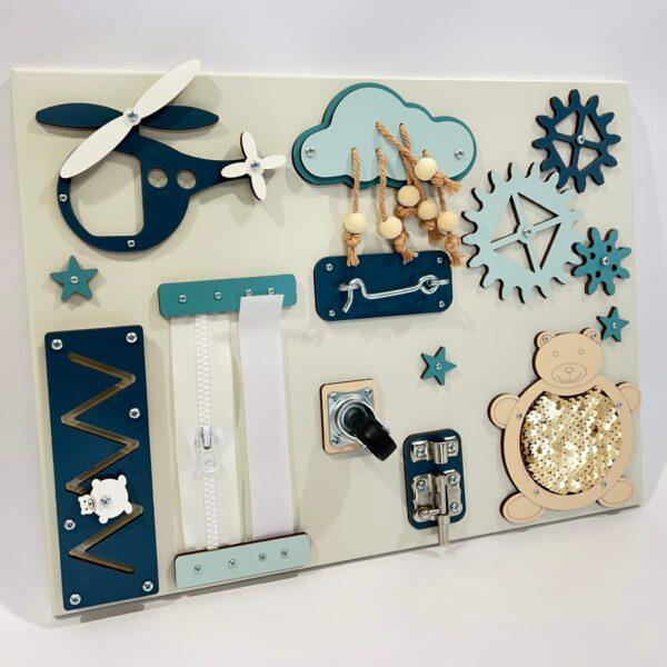 Portable baby sensory busy board (30×40 cm) - Image 6