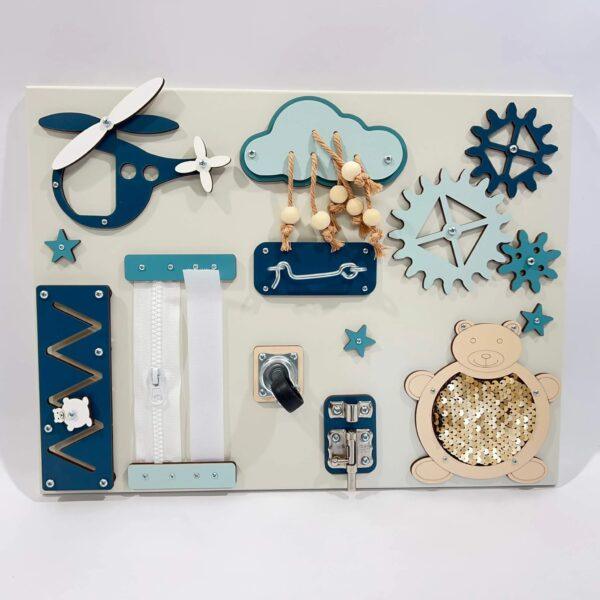 Portable baby sensory busy board (30×40 cm) - Image 3