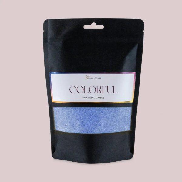 Powdered Candle Refill Kit – Unscented Dark Blue, 330g - Image 4
