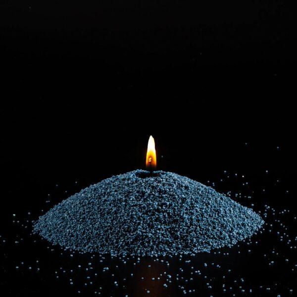 Powdered Candle Refill Kit – Unscented Space Grey, 330g