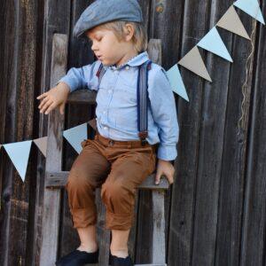 Punsa Kids Barefoot Slippers - Upcycled Leather, Olive