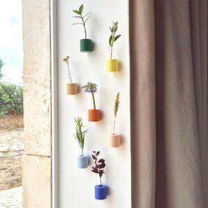 Ribble Wandvase – Rosa