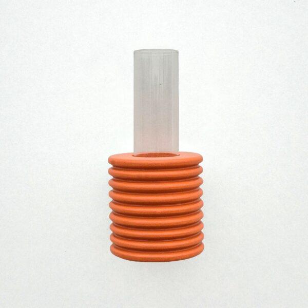 Ribble-Wandvase – Orange
