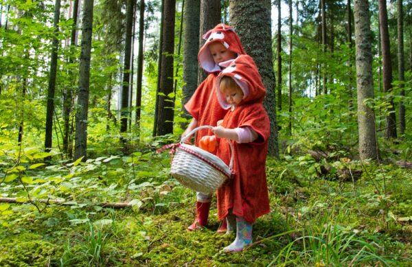 Short-Sleeve Poncho FOX - For KIDS (Size 122-150) - Image 3