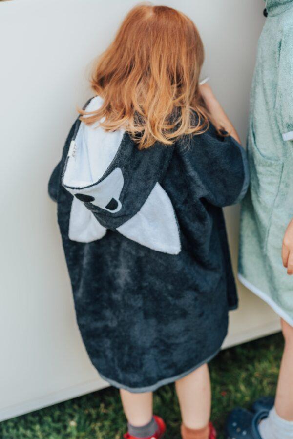 Short-Sleeve Poncho WOLF - For TODDLERS (Size 82/86-116) - Image 3