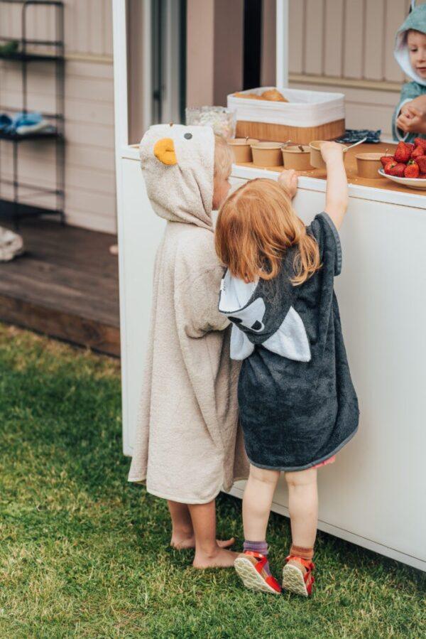 Short-Sleeve Poncho WOLF - For TODDLERS (Size 82/86-116) - Image 2