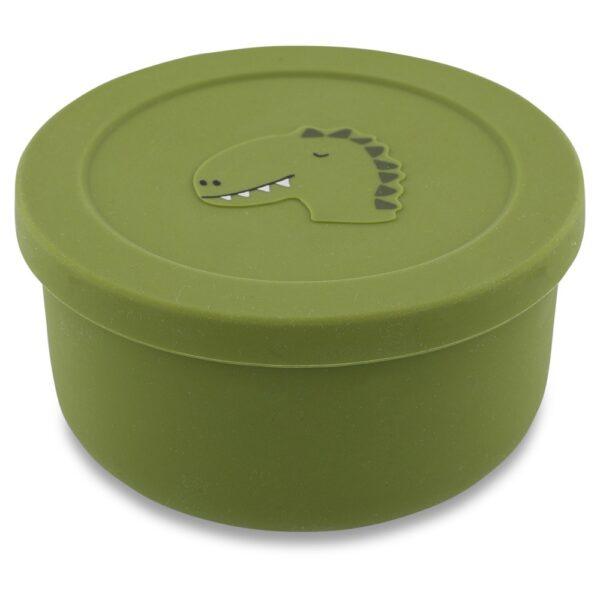 Silicone Snack Container with Lid - Mr. Dino - Image 4
