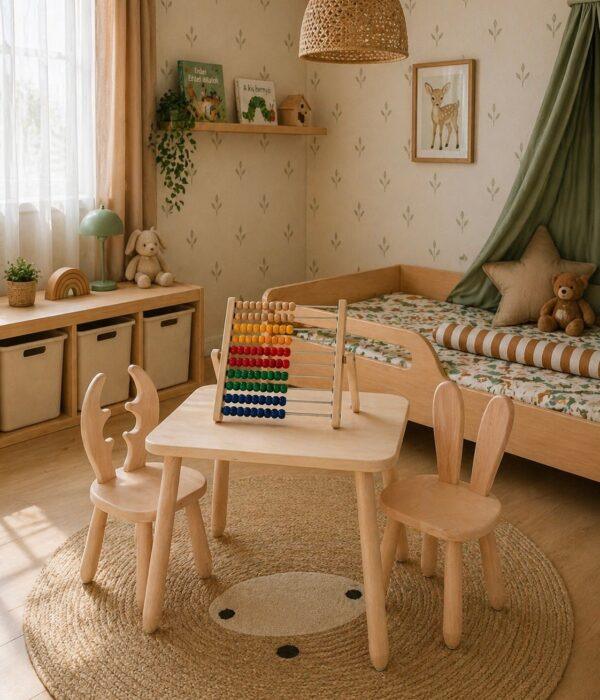 Table and 2 chair set - Wild - Image 4