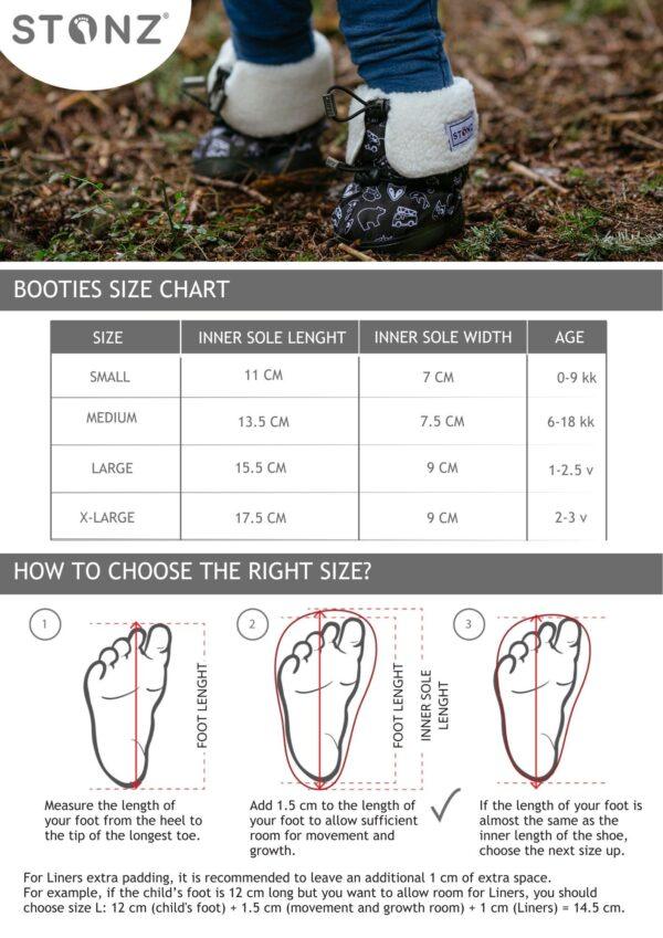 Kleinkind Puffer Booties - Woodland – Bild 4