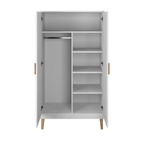 Wardrobe Kubi - White - Image 4