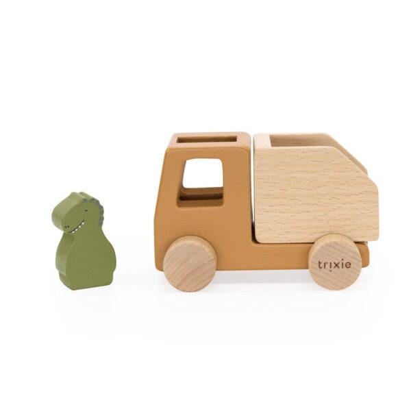 Wooden Construction Cars with Animals - Image 2