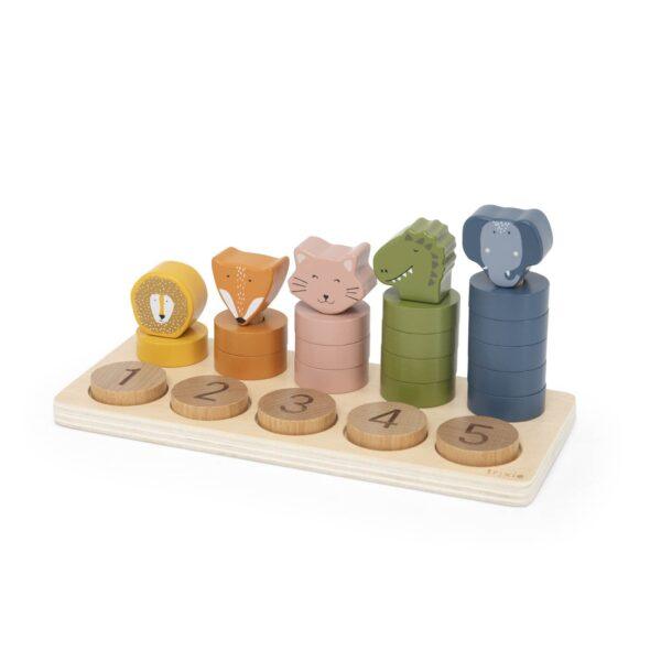 Wooden Counting Puzzle 0-5 - Image 3
