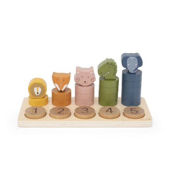Wooden Counting Puzzle 0-5 - Image 5