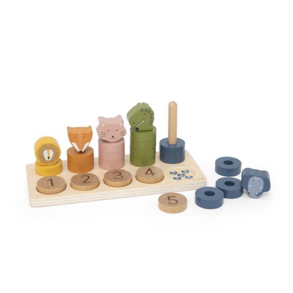 Wooden Counting Puzzle 0-5 - Image 4