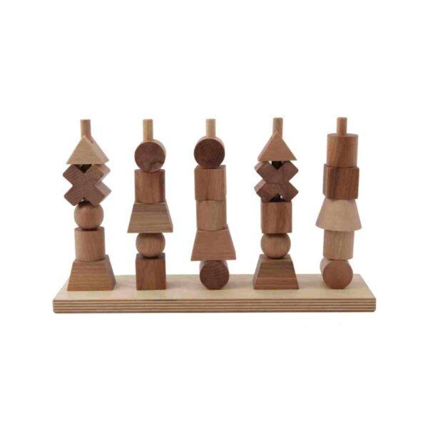 Wooden Fence Puzzle - Natural - Image 5