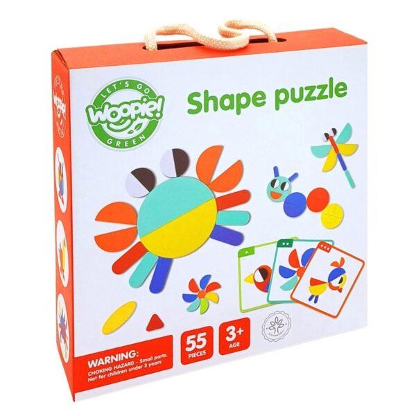 Wooden Montessori shape Puzzle - Image 2