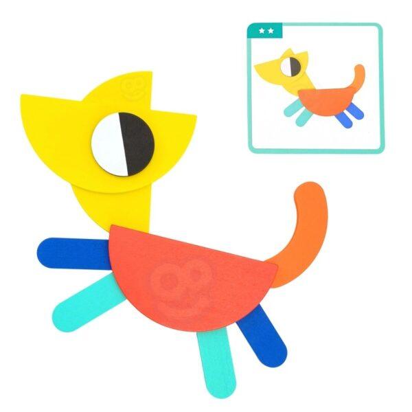 Wooden Montessori shape Puzzle - Image 3