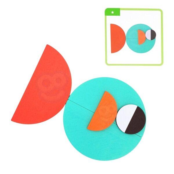 Wooden Montessori shape Puzzle - Image 6