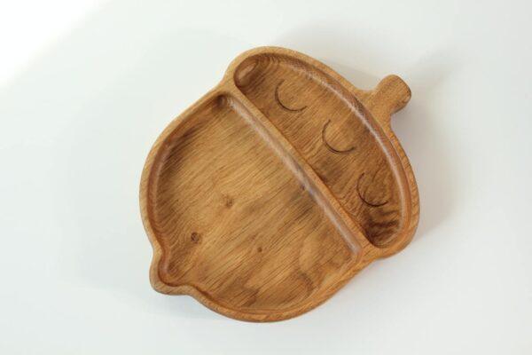 Wooden Plate For Kids - Acorn - Image 4