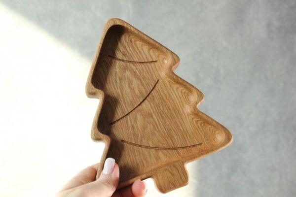 Wooden Plate For Kids - Christmas Tree - Image 7