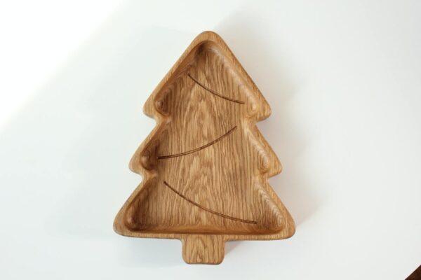 Wooden Plate For Kids - Christmas Tree - Image 3