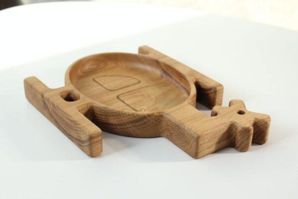 Wooden Plate For Kids - Helicopter - Image 3
