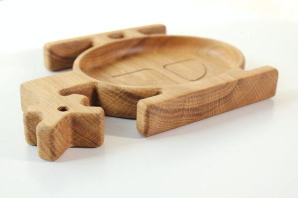 Wooden Plate For Kids - Helicopter - Image 5