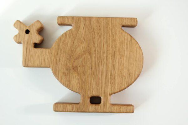 Wooden Plate For Kids - Helicopter - Image 8