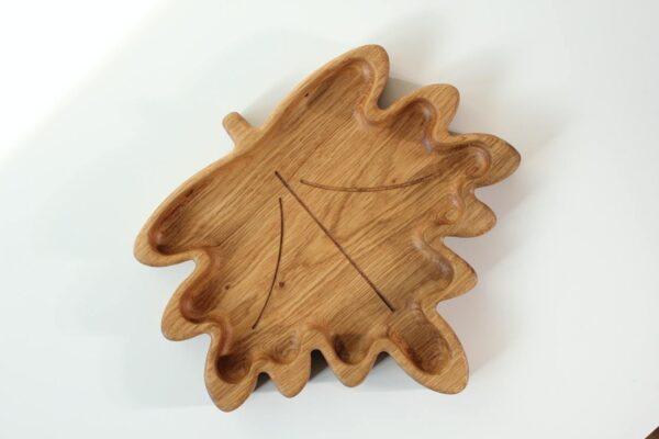 Wooden Plate For Kids - Maple Leaf - Image 3