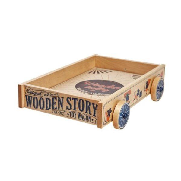 Wooden Story Wooden Wagon - Image 6