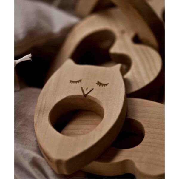 Wooden Teether - Teddy - Image 4