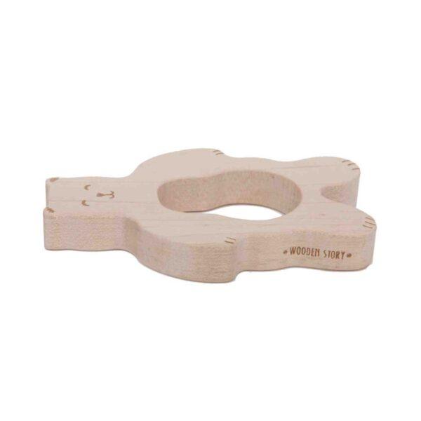 Wooden Teether - Teddy - Image 2