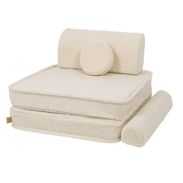 Large Modular Sofa for Kids - Premium Bearly, Cream - Image 4