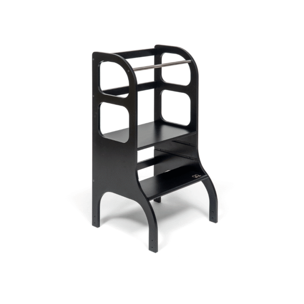 STEP UP Adjustable Height Helper Tower With Support Legs - Black - Image 3