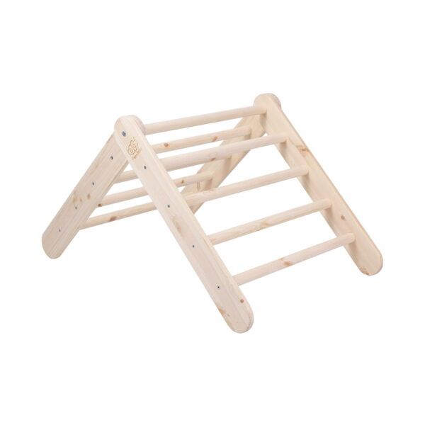 Natural Wood Ladder House With a Pink Cover - Image 5