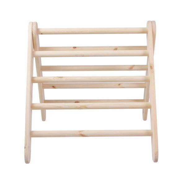 Natural Wood Ladder House With a Pink Cover - Image 9