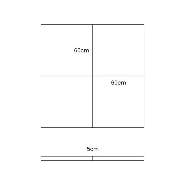 Play Mat for Kids - Square Bearly White - Image 3