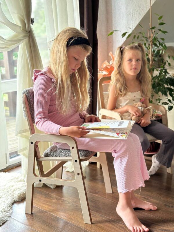 Adjustable Children Chair Luula - Cloud Mouse - Image 2