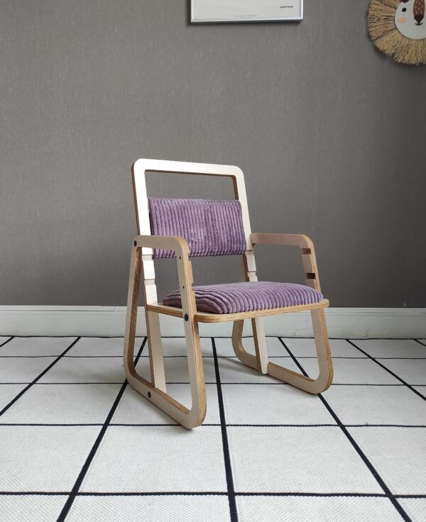 Adjustable Children Montessori Table and Chair Set Julle - Cannon Pink - Image 20
