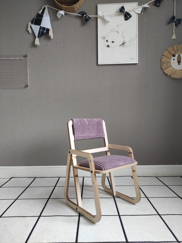Adjustable Children Montessori Table and Chair Set Julle - Cannon Pink - Image 22