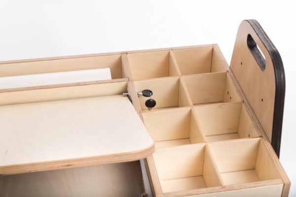 Adjustable Children Montessori Table and Chair Set Julle - Cannon Pink - Image 10