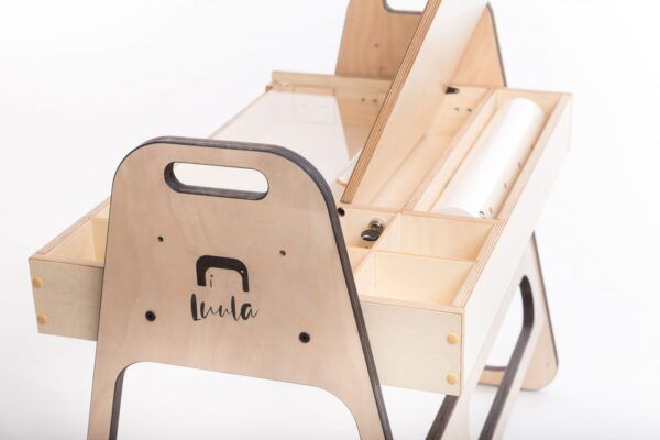 Adjustable Children Montessori Table and Chair Set Julle - Cannon Pink - Image 3