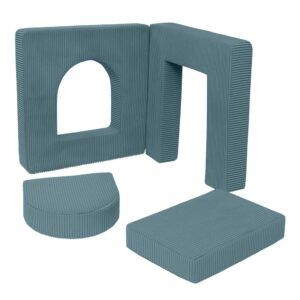 Aesthetic Soft Play Set for Toddlers, 4 Elements - Turquoise