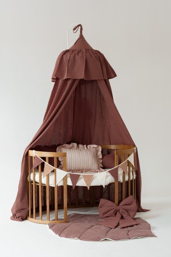Cotton Canopy - Pink Check - Image 2