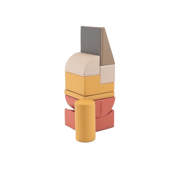 Soft Play 8 Foam Block Set - Pastel Pink Adventurer - Image 4