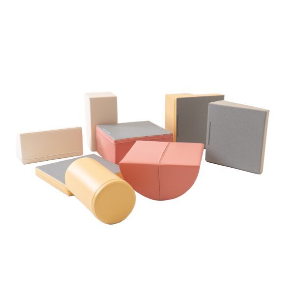 Soft Play 8 Foam Block Set - Pastel Pink Adventurer - Image 10