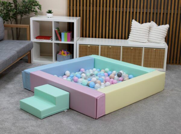 Soft Play Ball Pit - Light Pastel - Image 3