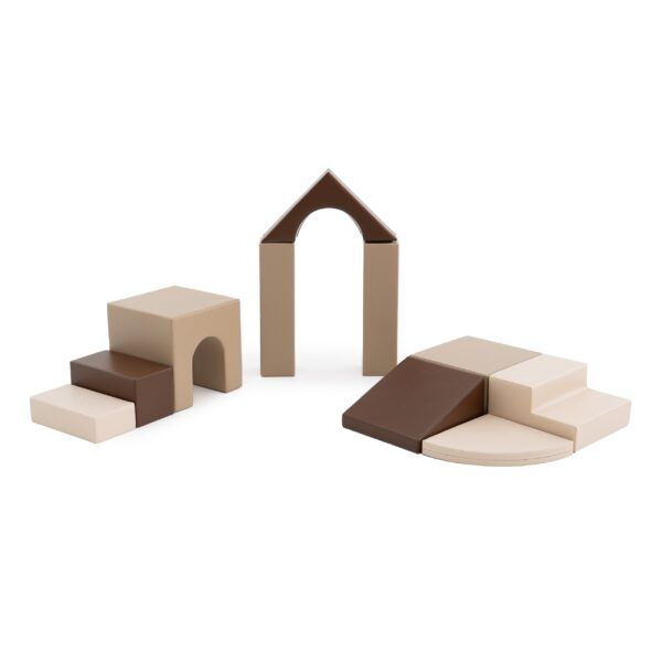 Soft Play 10 Foam Block Set - Chocolate Factory Creativity